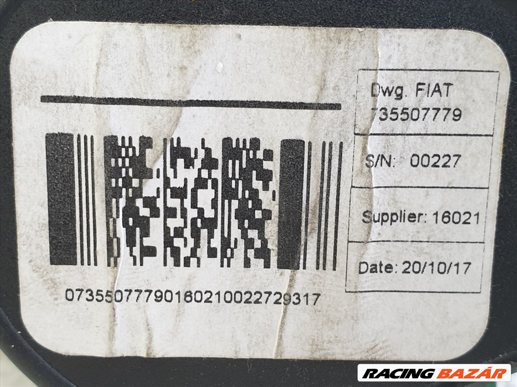 506611 Fiat Ducato 2017, Bal Első Biztonsági Öv, Övfeszítő 735507779 5. kép