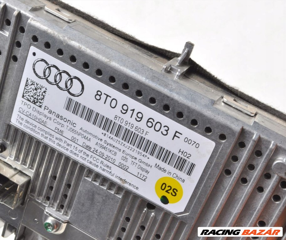 Audi A4 (B8 - 8K) navigációs kijelző  8t0919603f 4. kép