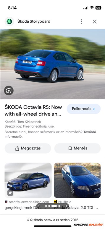 Skoda Octavia 3 RS sedan spoiler  5e5827939d 5. kép