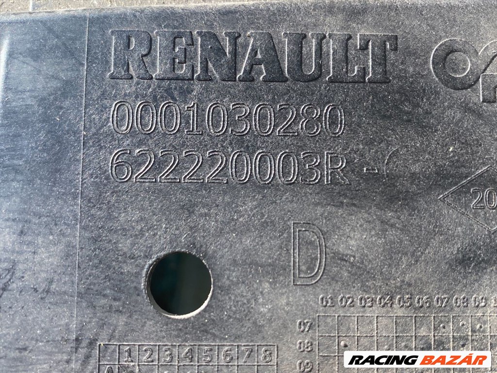 Renault Mégane III RENAULT MEGANE III Jobb Fényszóró Tartó 62222003r 4. kép