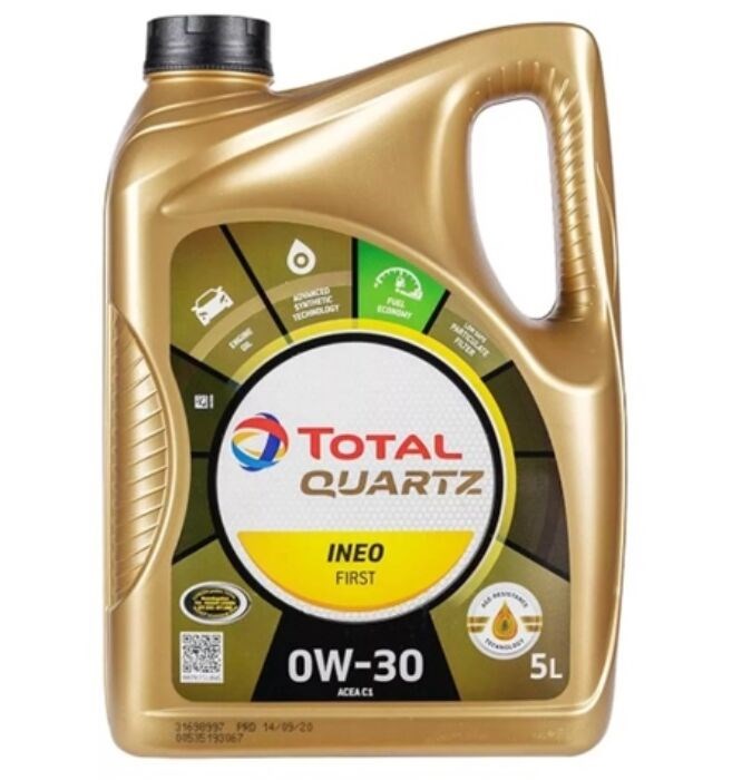 Total Quartz INEO First 0W-30 (0W30) motorolaj 5 Liter 1. kép