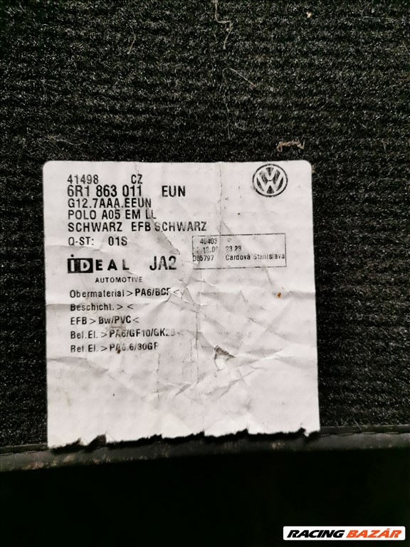 Volkswagen Polo V Szőnyeg szett  4. kép