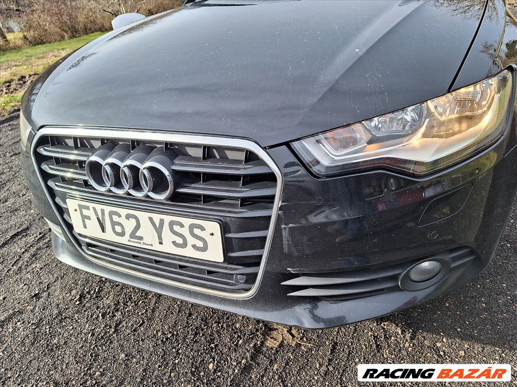 Audi A6 (C7 - 4G) Mosós radaros LZ9Y első lökhárító  1. kép