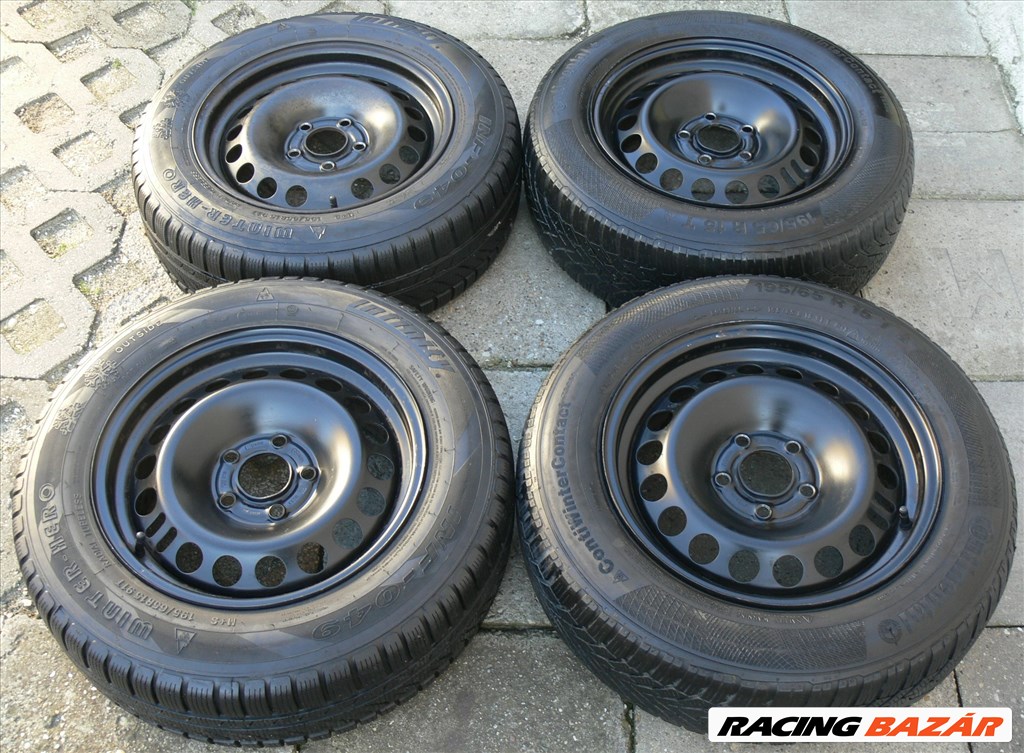 5x110 Gyári Opel Lemezfelni 15" 1. kép