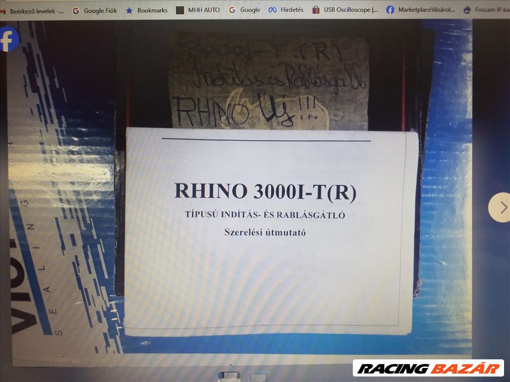 Rhino 3000I-T.(R)  Transponderes.Immobilizer.Rablásgátló funkcóval.Ajándékáron!!! 1. kép