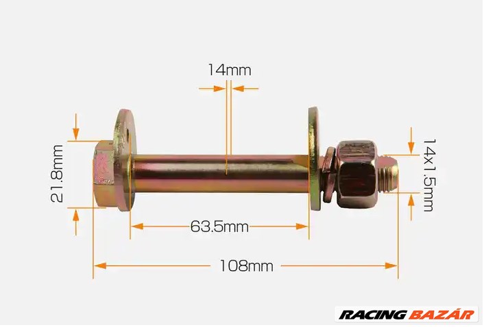 Mitsubishi L300 Lengőkar Kerékdőlés Állító Csavar mb430151 4. kép