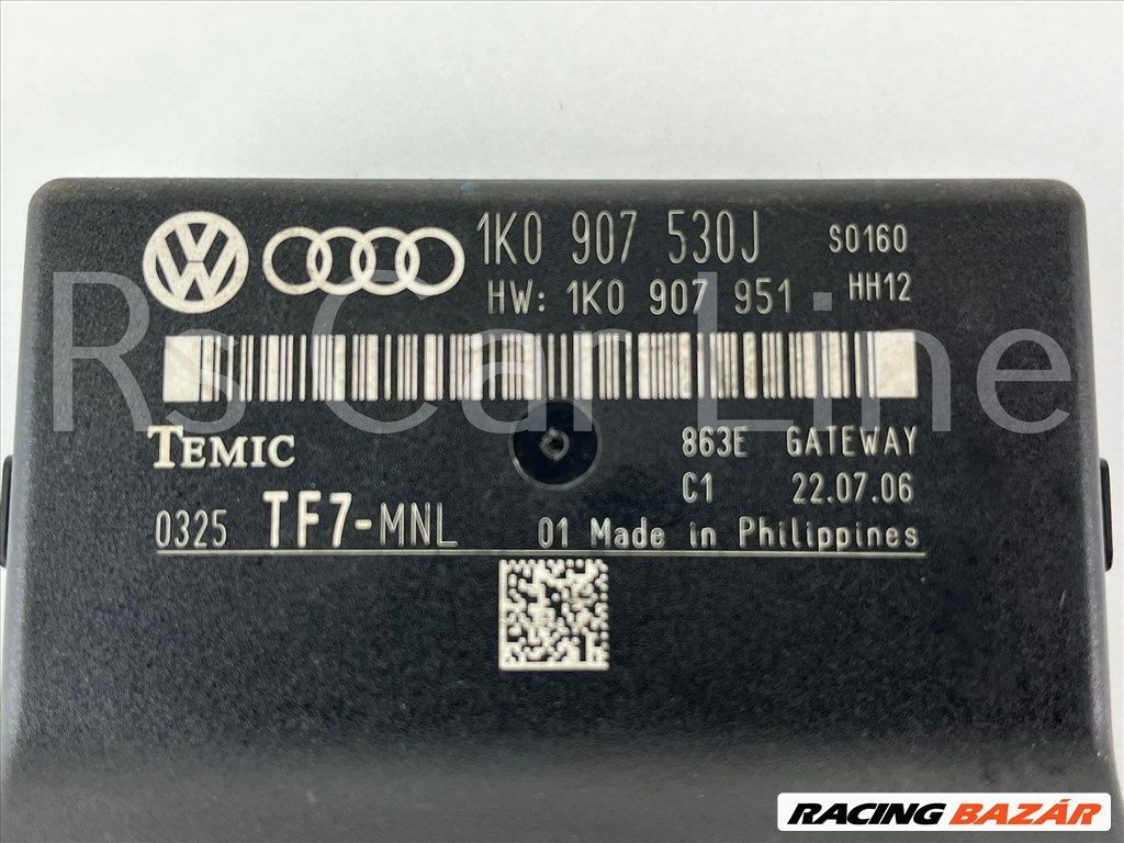 Audi A3 8P Gateway modul 1k0907530j 2. kép