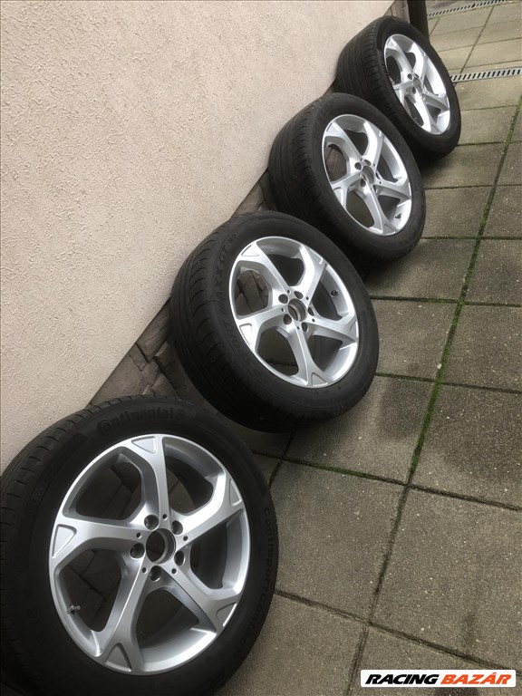  5x112 18" gyári Mercedes GLA alufelni 235/50 Continental nyári gumival 1. kép