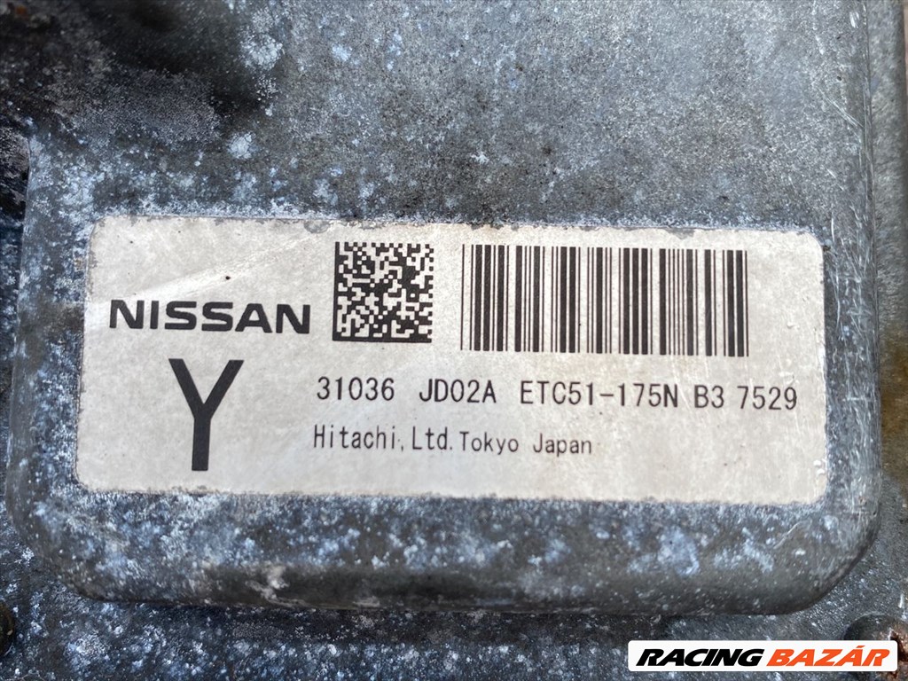 Nissan Qashqai (J10) NISSAN QASHQAI Automata Váltó Elektronika jd02aetc51175n 4. kép