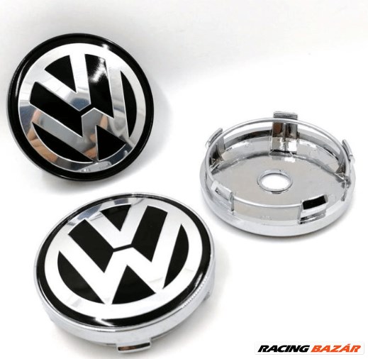 VW - Volkswagen alufelni kupak 60 mm - FEKETE 1. kép