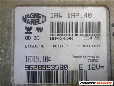 Peugeot Partner I 1998, 1,4, KFX motorvezérlő  MAGNETI MARELLI   IAW 1AP.40  9628993580