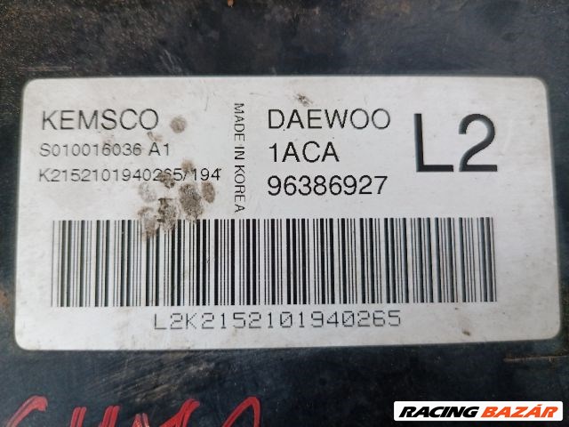 Daewoo Tacuma motorvezérlő "90352" s010016036a1 96386927 4. kép
