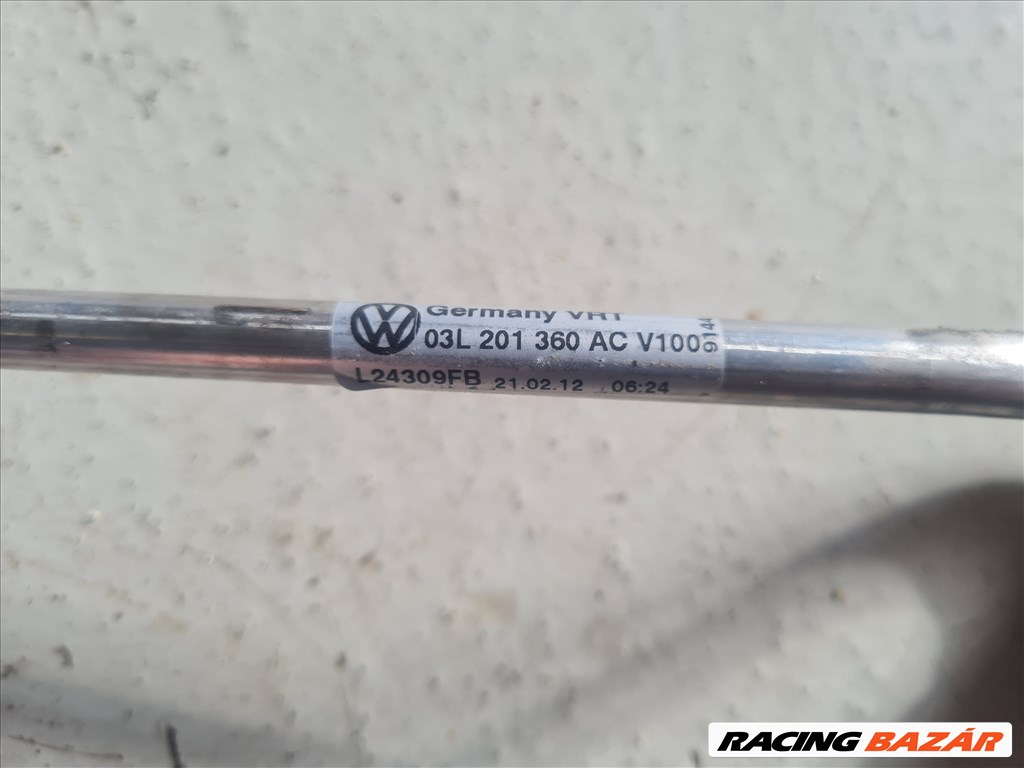 Volkswagen Golf VI 2.0 üzemanyagcső 03L 201 360 AC 3. kép