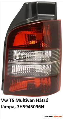 Vw T5 Multivan Hátsó lámpa,jobb, piros, füst index lámpa 7H5945096N