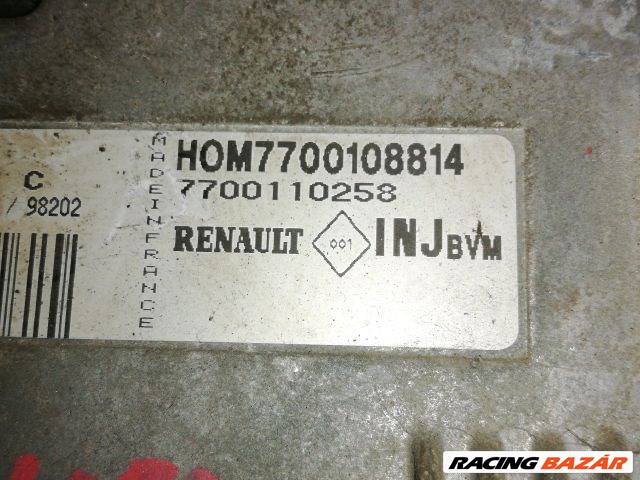 Renault Clio II 1.4 16V motorvezérlő "112636" 7700110258 7700108814 4. kép