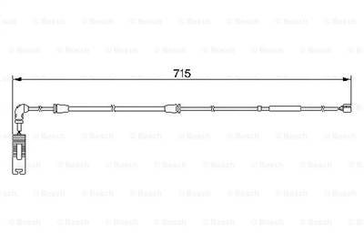 BOSCH 1 987 474 946 - fékbetét kopásjelző BMW