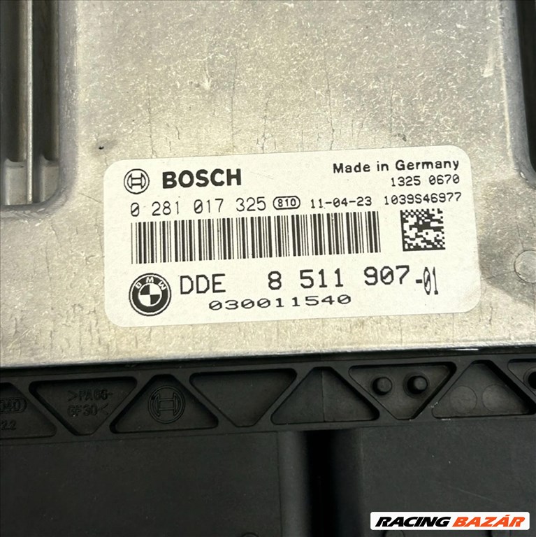 BMW 5-Széria F10 F11 motorvezérlő ECU szett  dde8511907 bosch0281017325 3. kép