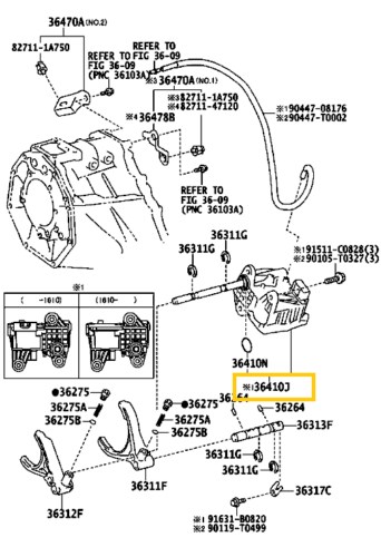 36410-0K020 Toyota Hilux 4WD Actuator 2015-2023 4. kép