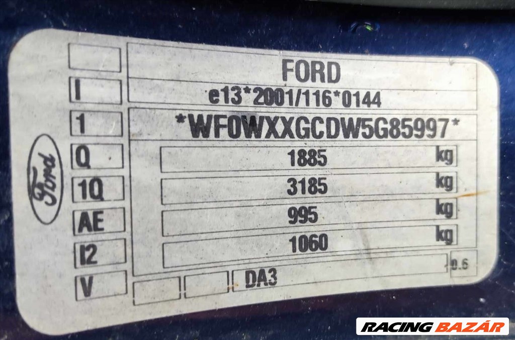 2005 Ford Focus II kombi 1.6 TDCi, manuális -  balkormányos jármű ÉRKEZETT 4. kép