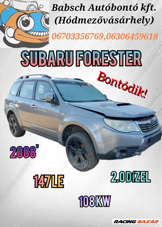 Subaru Forester (SH) bontott alkatrészei (24/5) 1. kép