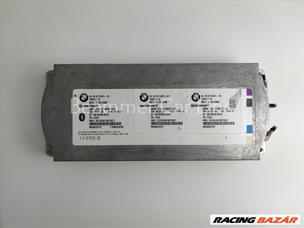 BMW E81, E82, E87, E88, E90, E91, E92, E93, E60/E61, E70 Telefon/Bluetooth  modul 9174261 | Racingbazar.hu