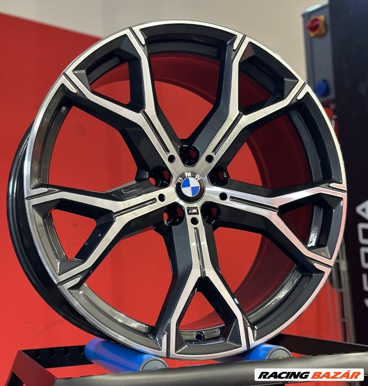 R21 5x112 Original  BMW Style M741 - 741M  X5 G05 X6 G06  gyári kétszéles alufelni szett 2. kép