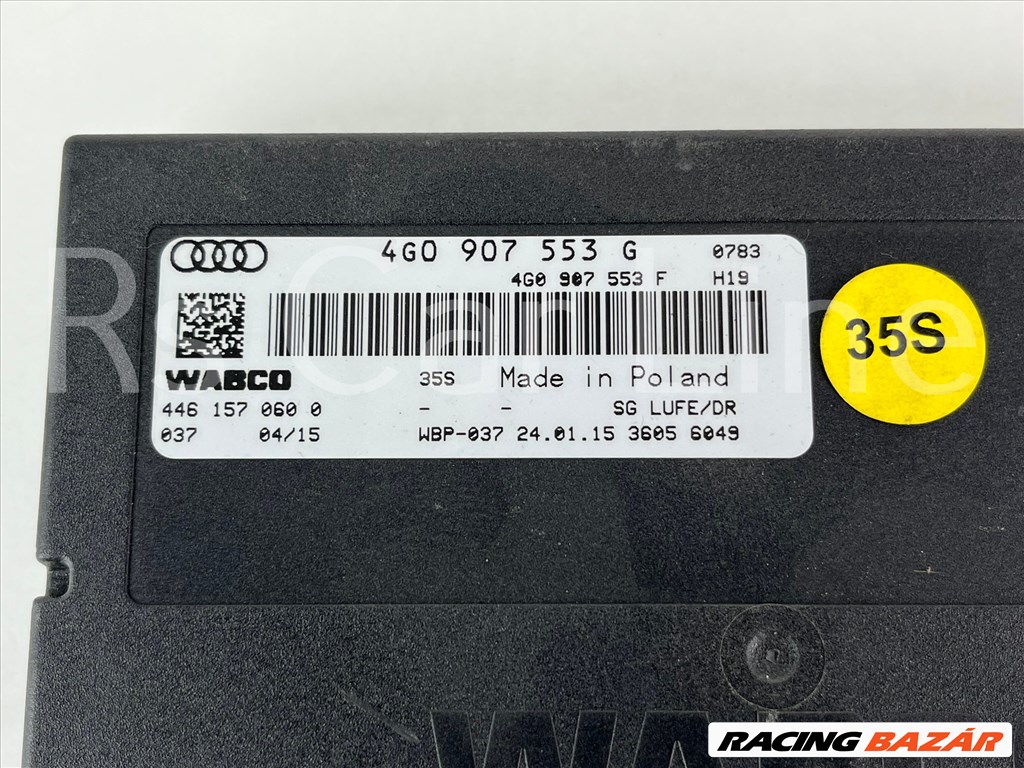 Audi  A6 4G Légrugó vezérlő modul 4g0907553g 2. kép