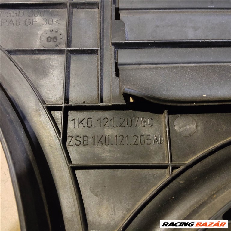Volkswagen Tiguan 2008-2011 Diesel Hűtőventilátorkeret motorral Siemens  1K0121223 3. kép