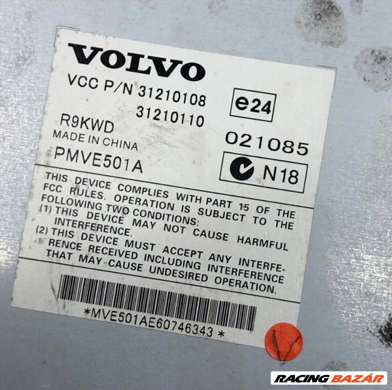 Volvo XC90, Volvo S40, Volvo V50 erősítő 31210108 4. kép