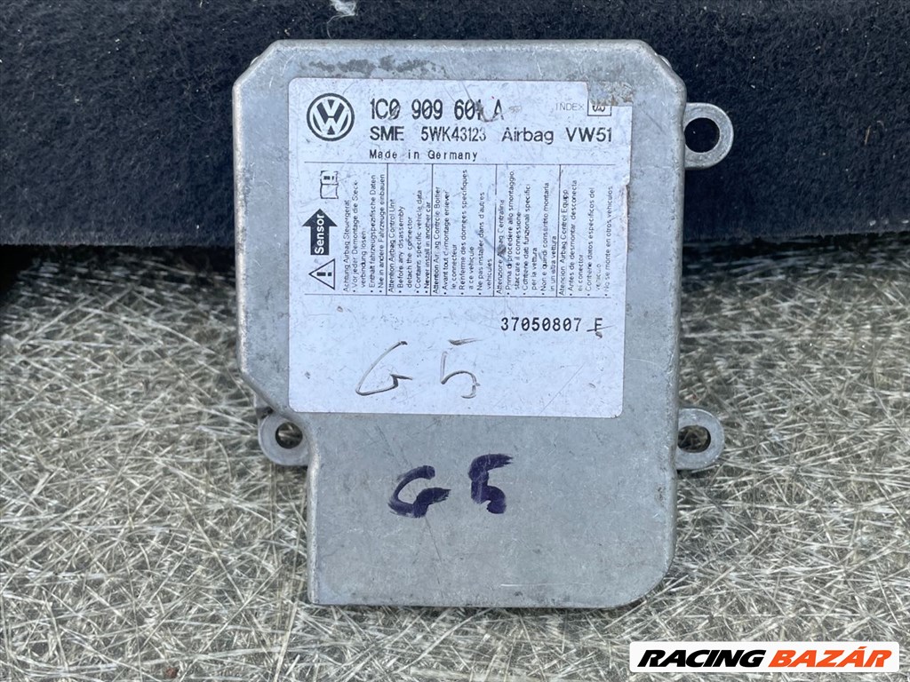 Volkswagen Golf V VW GOLF V Légzsák Elektronika 5wk43123 1c090960 1. kép