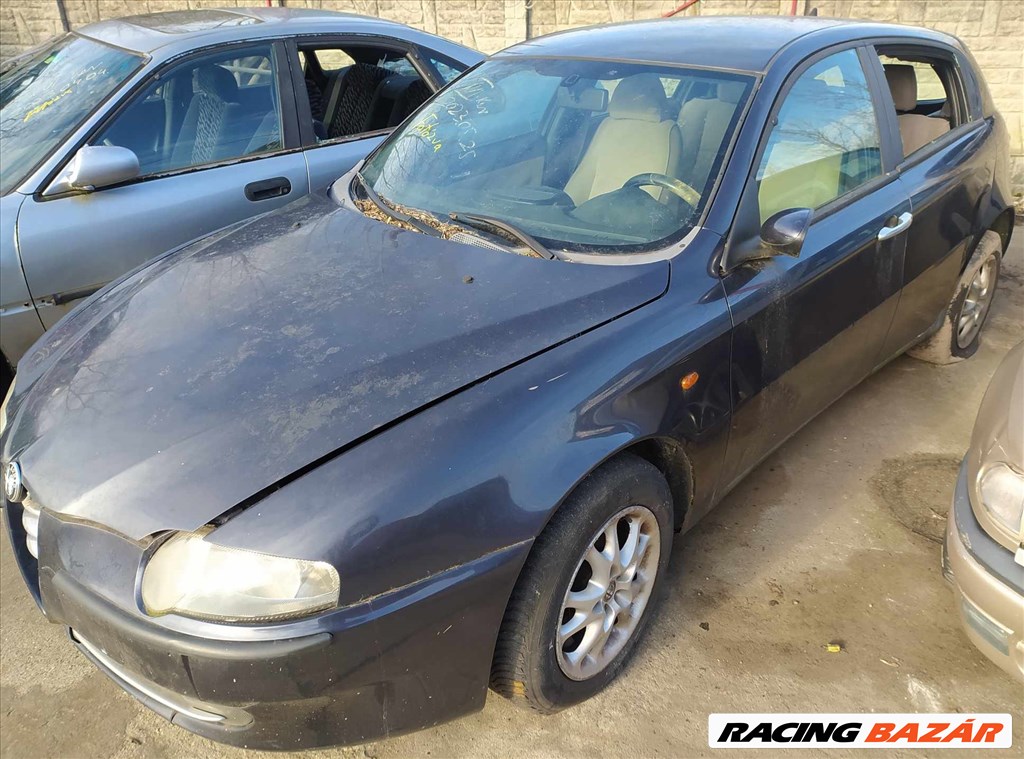 2002 Alfa 147 1.6  TwinSpark 1.6 benzin, manuális -  balkormányos jármű ÉRKEZETT bontási céllal! 1. kép