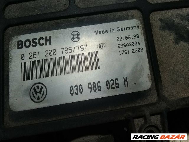 Volkswagen Polo II motorvezérlő1é.0 "78270" 0261200796 030906026m 3. kép