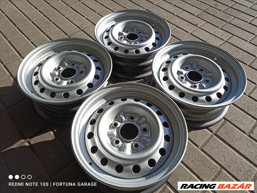 5x114.3 14" Nissan Vanette felújított lemezfelni garnitúra (R302) 2. kép