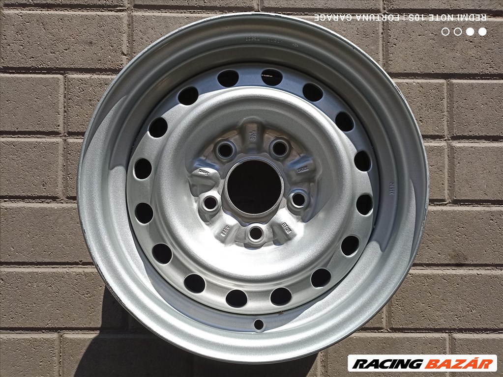 5x114.3 14" Nissan Vanette felújított lemezfelni garnitúra (R302) 4. kép