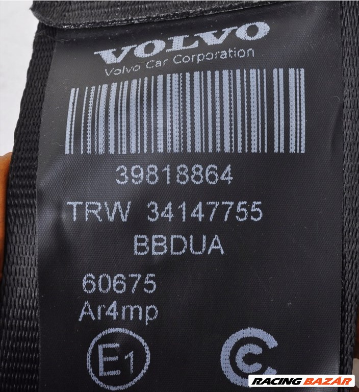 Volvo XC60 jobb hátsó biztonsági öv 34147755 2. kép