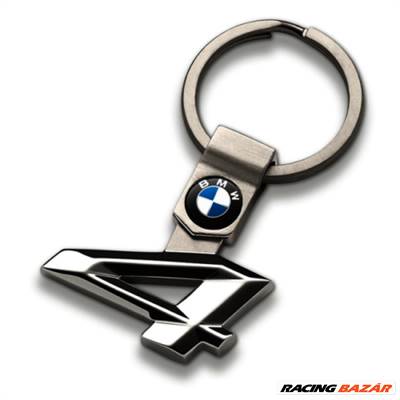 Gyári BMW 4-es rozsdamentes kulcstartó 80272454650