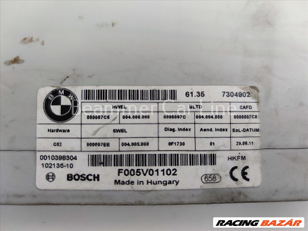 BMW F11/F11lci Csomagtér vezérlő modul 7304902 2. kép
