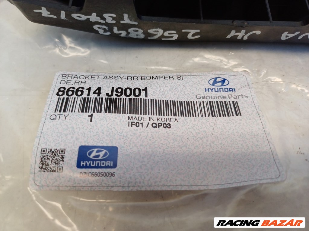 Hyundai Kona Electric jobb hátsó lökhárító oldal tartó 86614J9001 3. kép