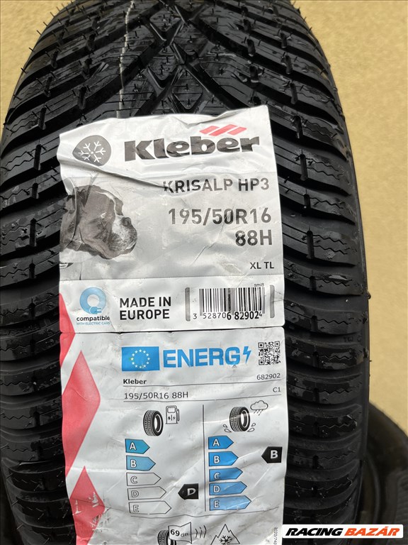  195/50R16 új Kleber téli gumi 4 db 1. kép