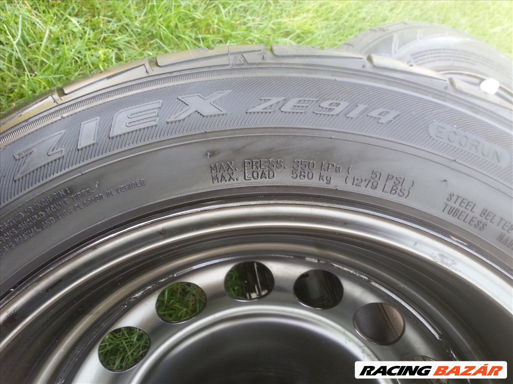  4x108 16" gyári Citroen/Peugeot lemezfelni, rajta 195/60 Falken nyári gumi  7. kép