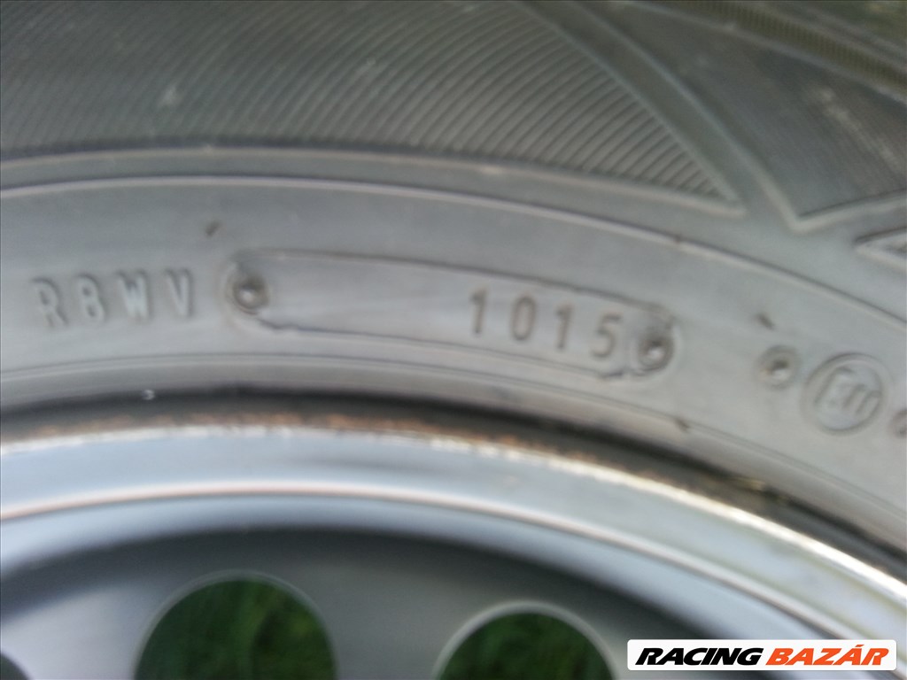  4x108 16" gyári Citroen/Peugeot lemezfelni, rajta 195/60 Falken nyári gumi  8. kép