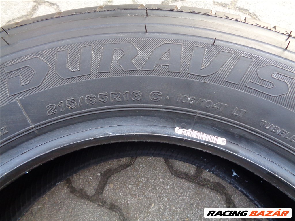 Új Bridgestone 215/65R16 C-s kisteher nyári gumi 2022-es gyártású eladó. 6. kép