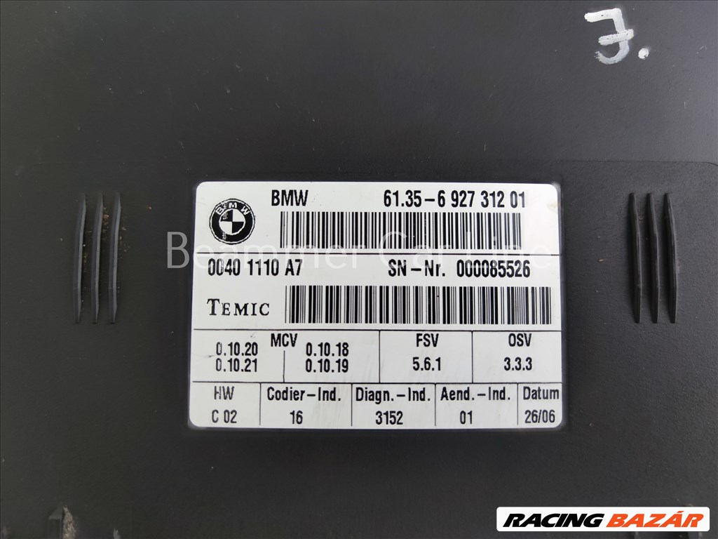 BMW E65/E66 Ülés modul 6927312 2. kép