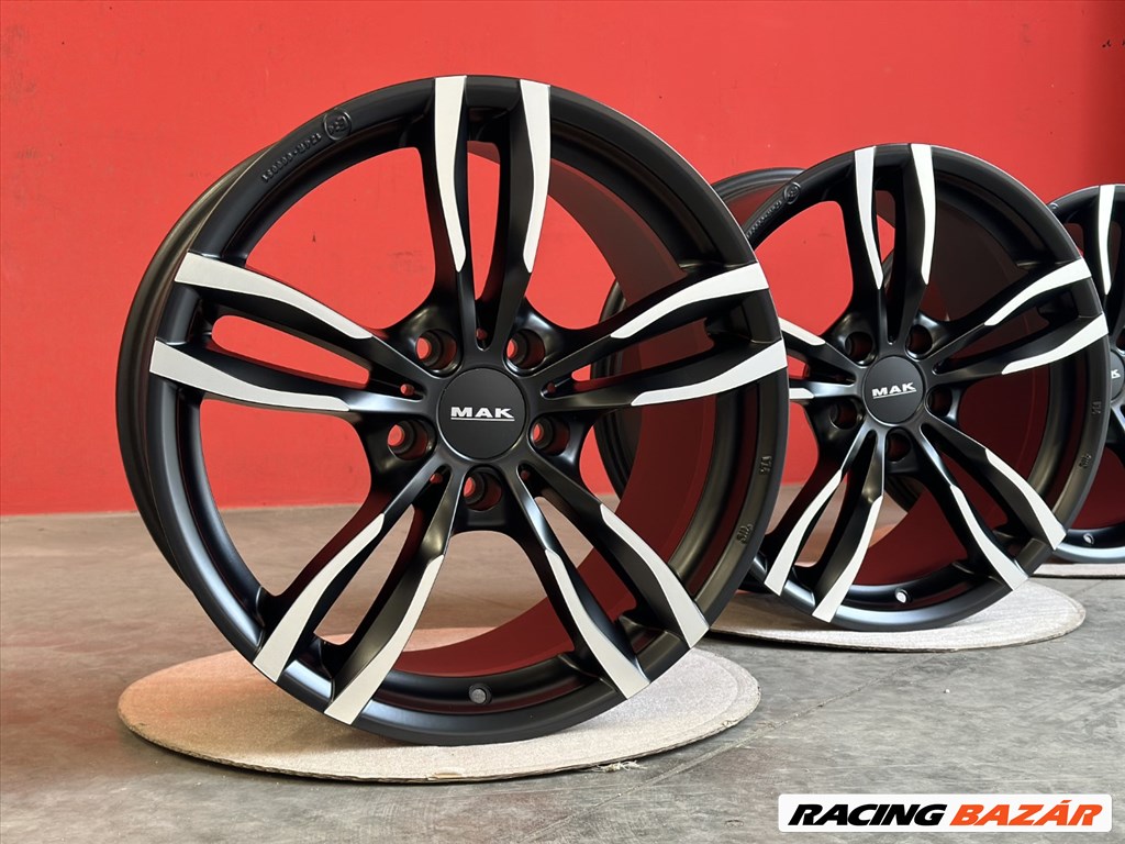 R18 5x120 (72,6) MAK LUFT ICE BLACK 9J ET44 új alufelnik 18"  2. kép