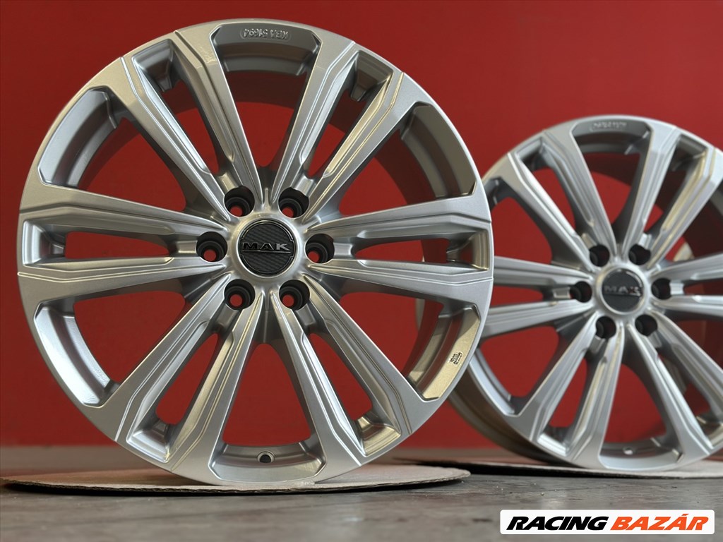 R17 6x114,3 (66,1) MAK SAFARI 6 SILVER  8J ET30 - for NISSAN NAVARA PATHFINDER  XTERRA 3. kép