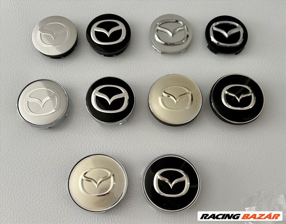 Új Mazda felni alufelni kupak közép felniközép felnikupak embléma jel kerékagy porvédő kupak 1. kép