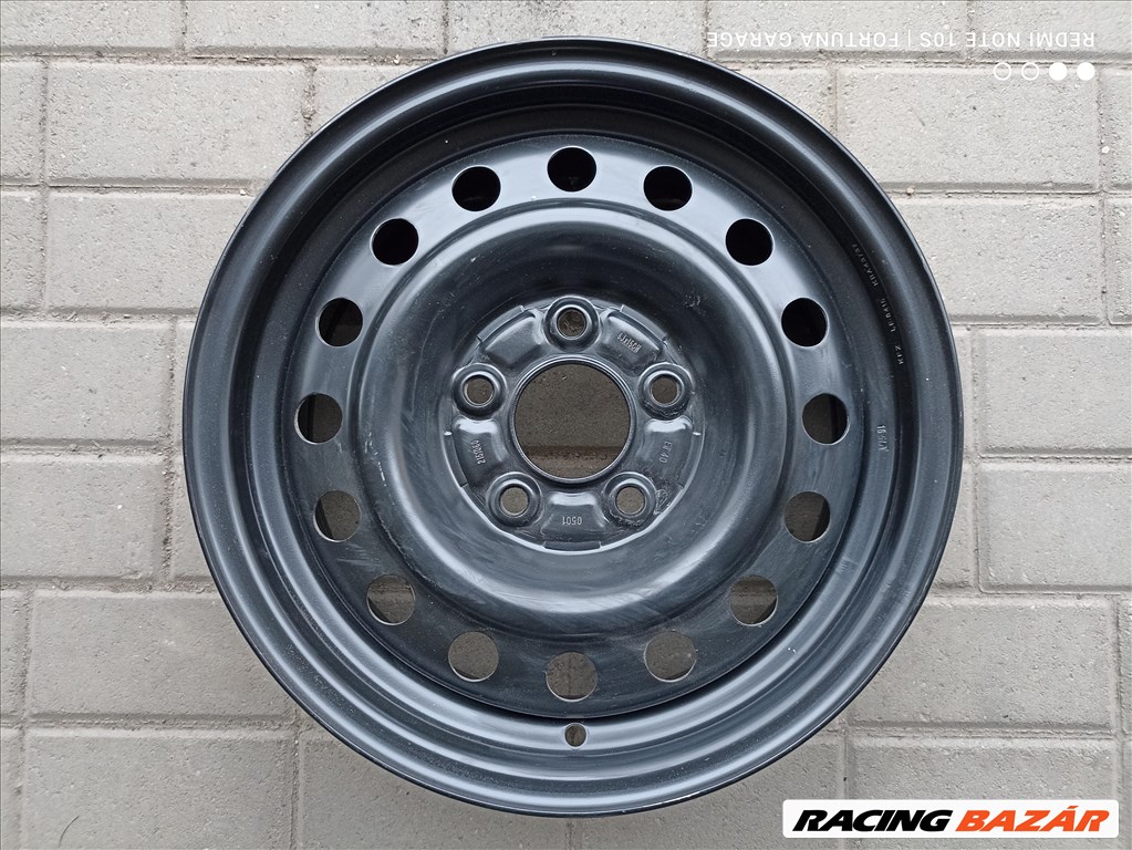 5x114.3 15" Nissan / Renault újszerű lemezfelni garnitúra (R349) 5. kép
