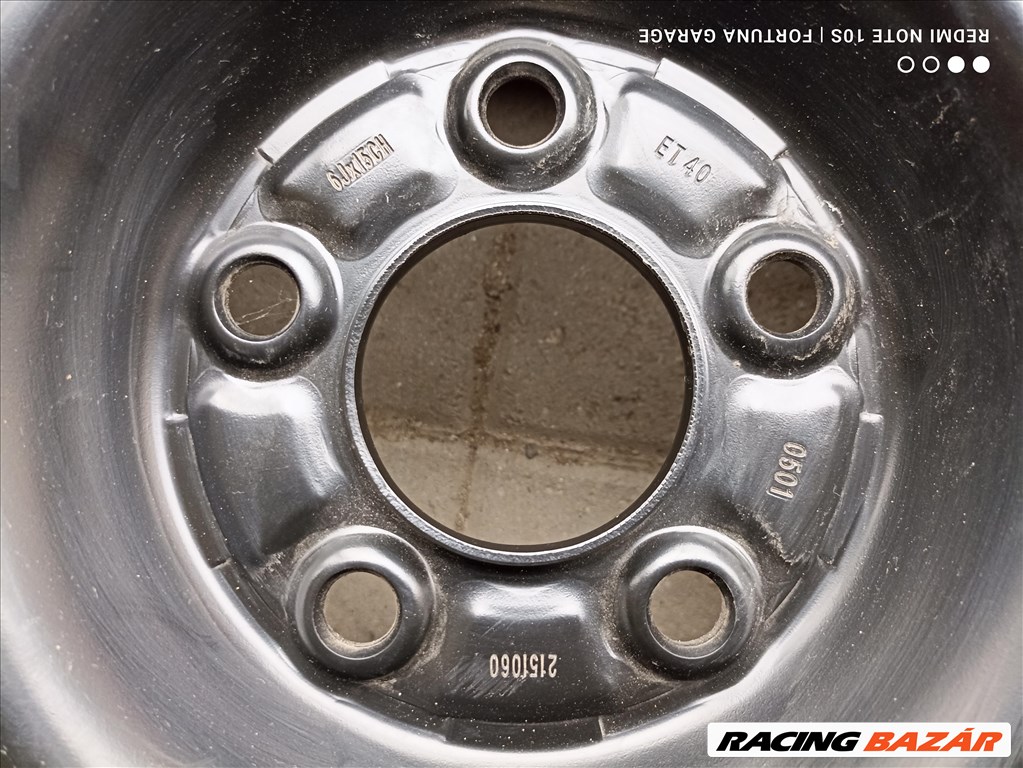 5x114.3 15" Nissan / Renault újszerű lemezfelni garnitúra (R349) 7. kép