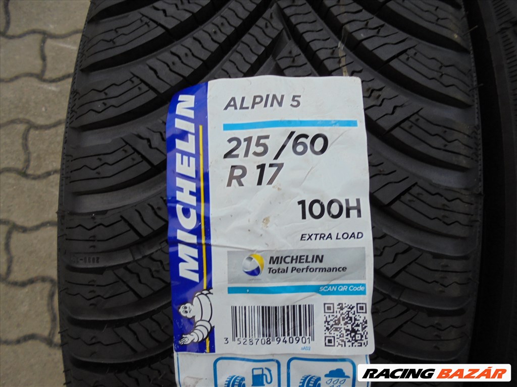 Új 215/60 R 17-es Michelin téli gumi pár eladó 3. kép