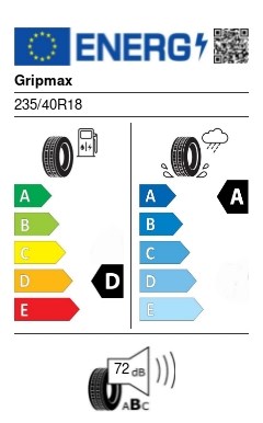 Gripmax SUREGRIP PRO SPORT XL 235/40 R18 95Y nyári gumi 2. kép